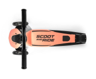 Scoot & Ride Highwaykick 5 LED Hulajnoga balansowa 5+ Peach - 1017196 - zdjęcie 5
